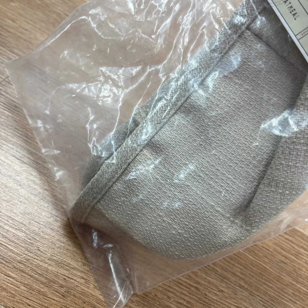 Longaberger Fabric Liner for‎ Pocket Change Basket in Oatmeal 2018689 NEW